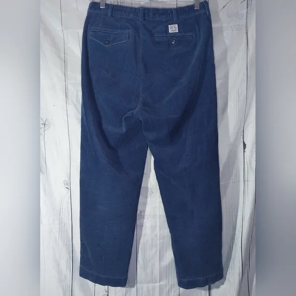 Polo Ralph Lauren Vintage 90's Men's Blue Corduroy Pants - Picture 2 of 16